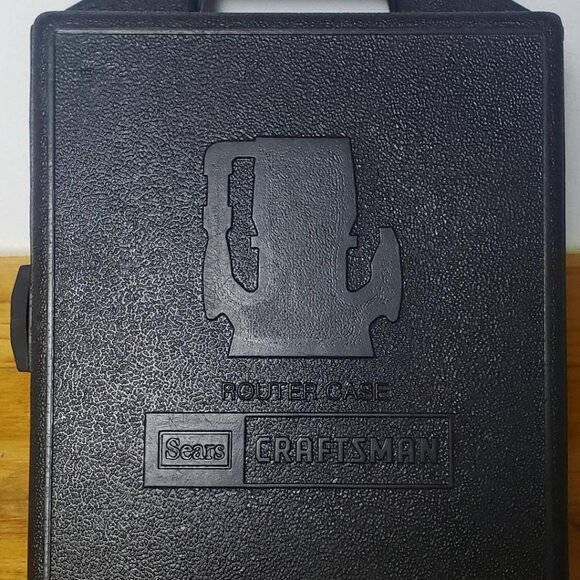 CRAFTSMAN 1 1/2 HP ROUTER MODEL 315.17491 1/4 SHANK 25000 RPM CASE & WRENCH - Picture 10 of 10